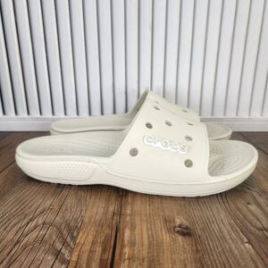 Crocs Classic Slide Sandals Womens Size 10 Off White Comfort Unisex Shoes 206121